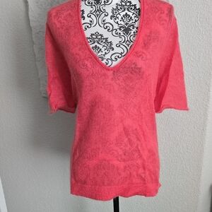 Juicy Couture Coral Knit Top